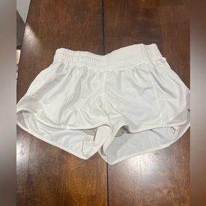 White lulu shorts